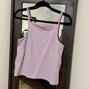 Madewell Seersucker Apron Top